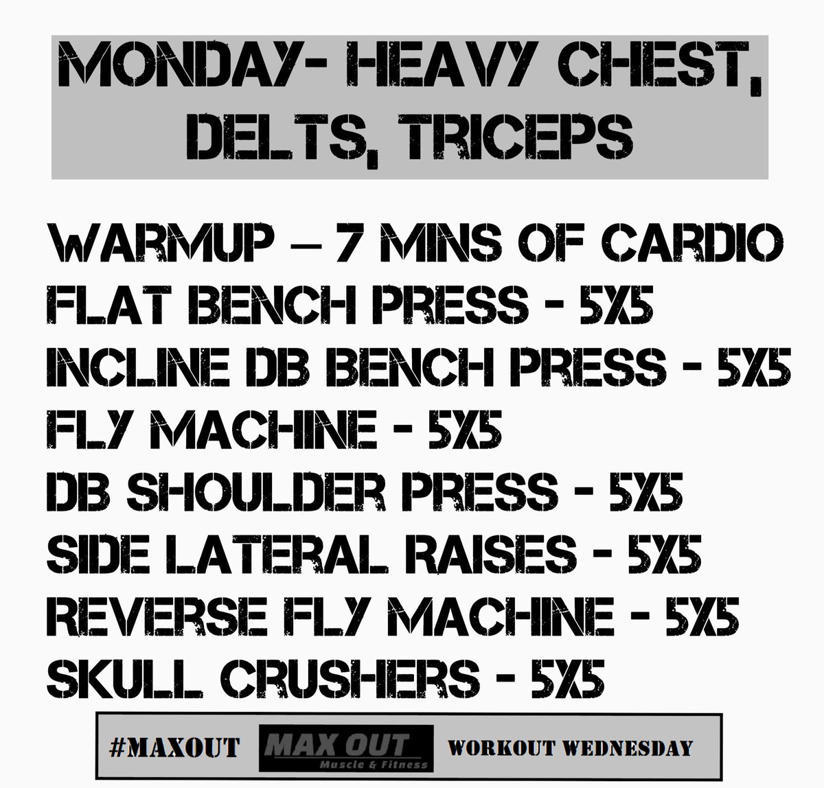 MAXOUTMuscle's tweet image. New Workouts Posted! Heavy sets first half of the week and higher reps the second half! - buff.ly/1KuVfmw