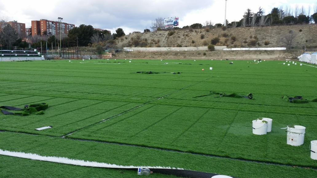 Otra foto del proceso del campo, cada vez queda menos !