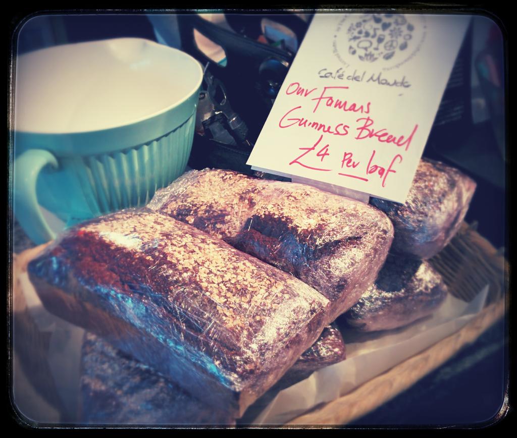 We are now selling our artisan bread to take home. Today's loaf is Guinness Stout &amp; Treacle £4. 
RT and Favourite!