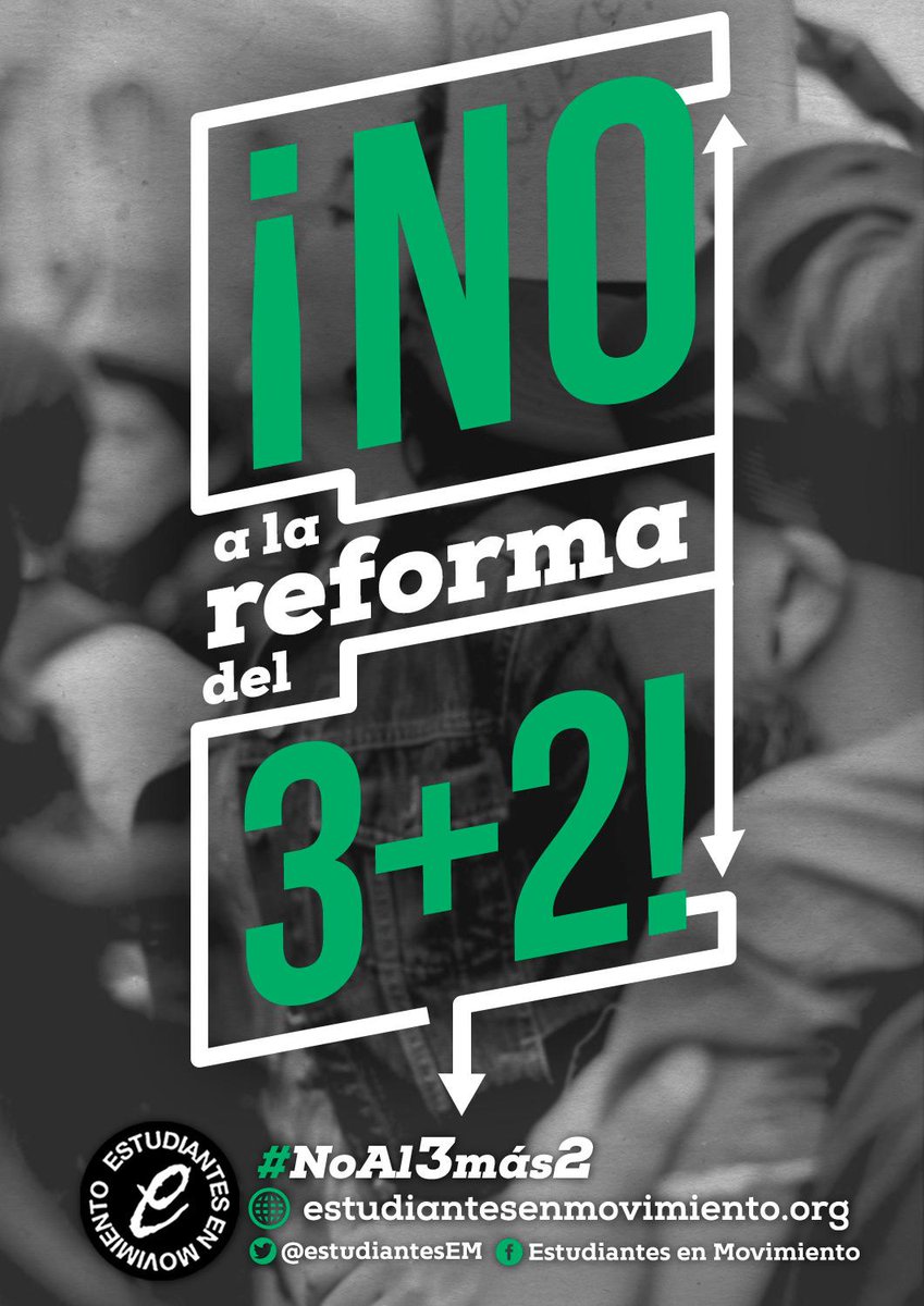 estudiantesem's tweet photo. Llego Bolonia, luego vino la LOMCE y ahora el 3+2, No es universidad para pobres. #NOal3mas2 http://t.co/qbTVOJGHRG