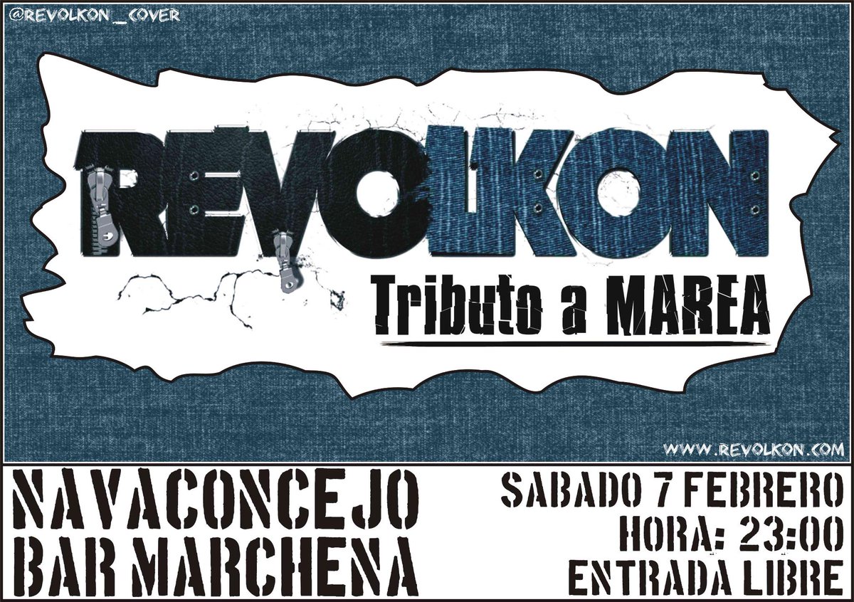Revolkon Tributo a Marea este sabado gratis en Navaconcejo <a href="/rockextremadura/">Rock en Extremadura</a> <a href="/eldiarioex/">elDiario.es Extremadura</a> <a href="/PlasenciaDirect/">PlasenciaDirecto</a> <a href="/plasenciadi/">Plasencia Digital</a>