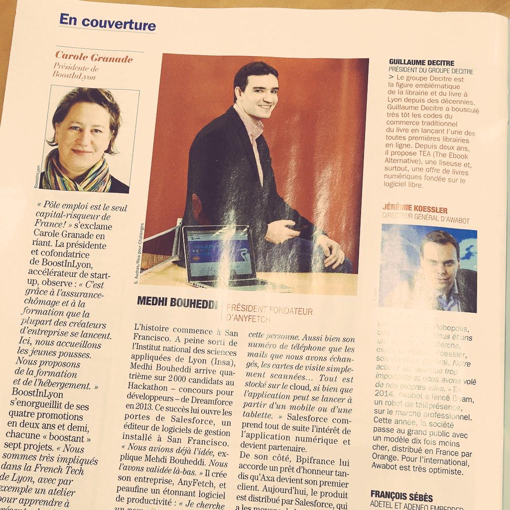 clementbaudy's tweet photo. @anyFetch dans le dernier @Challenges ! la classe cc : @neamar @MBouheddi http://t.co/wSRSO1Z3IP