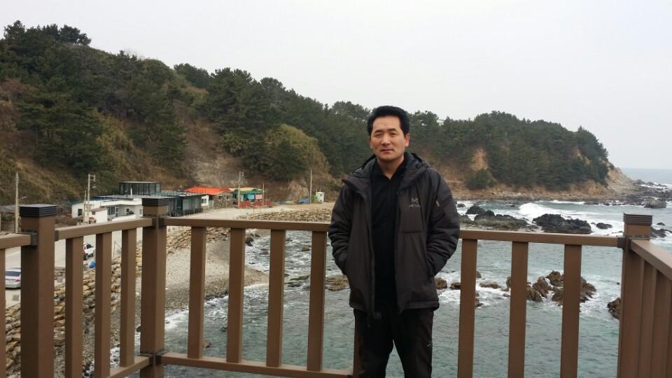 죽변항 하트해변 이랍니다.