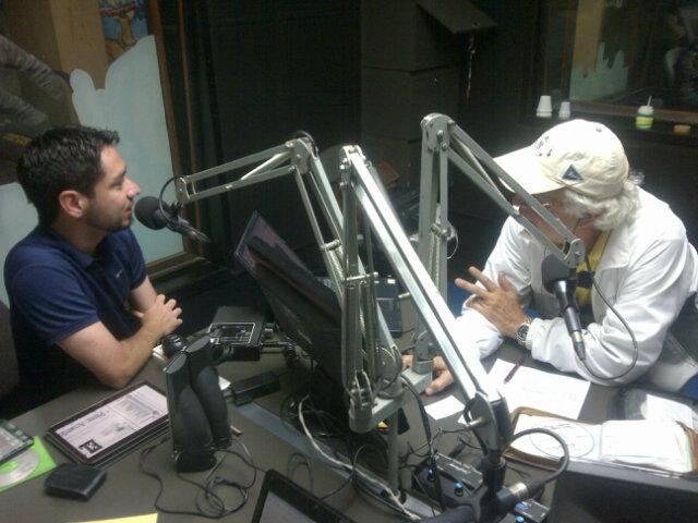 Junto a nuestro amigo Carlos Mosquera