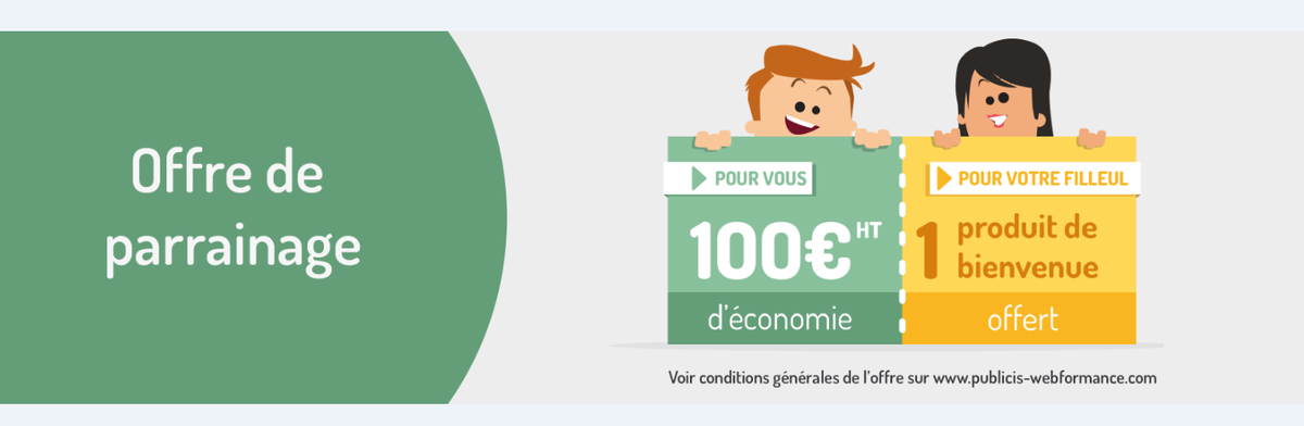 proximedia_fr's tweet image. « Offre de parrainage Publicis #Webformance: valable jusqu’au 28 Février 2015, Profitez-en ! » buff.ly/1KugcOu