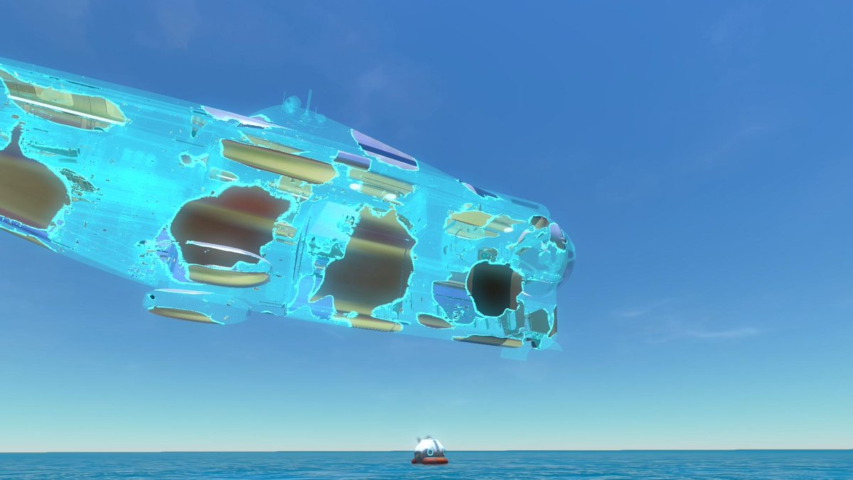 Subnautica's tweet photo. T-47 minutes until Cyclops launch on Steam http://t.co/YbH8wwgFrl