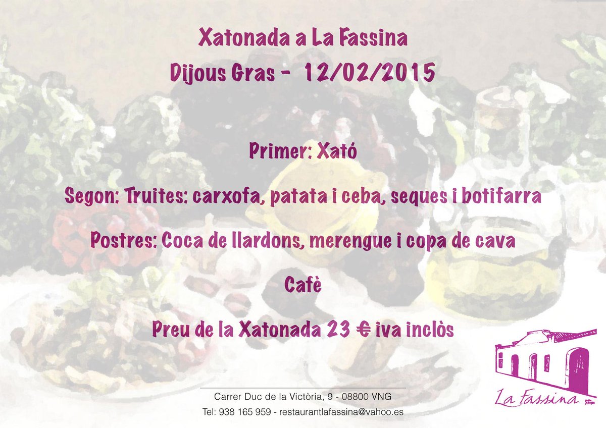 #dijousgras #carnaval #tradició #xato #xatonada #vng @eixdiari @LaVermuteriaVNG @RutadelXato @CanPujolCeller @la_fura