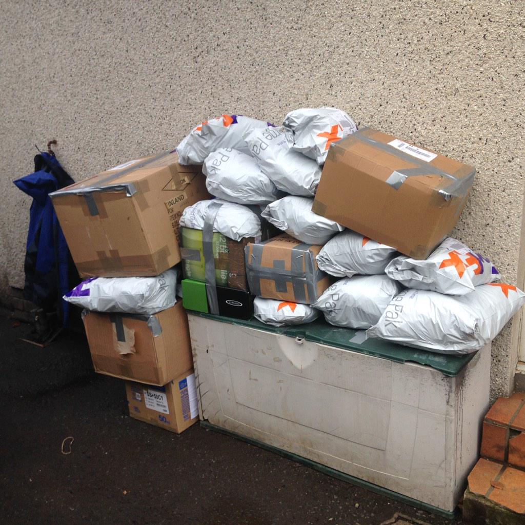 Lots of waders going home today, I hope the fedex man has an empty van!