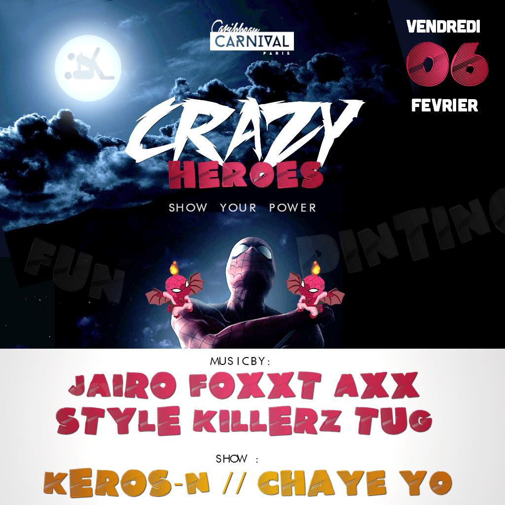 Carnival_Paris's tweet photo. Au programme ! #CCP2015 #Souskay #Frenchkiss #CrazyHeroes #Vendredi6 http://t.co/w23IWIKg86