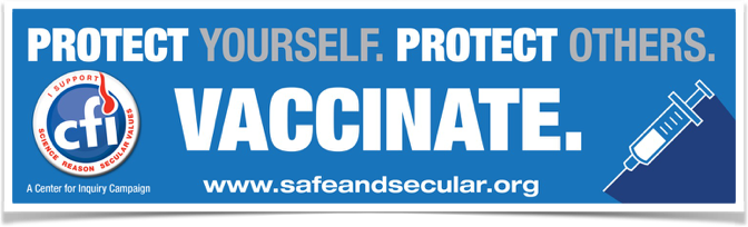 center4inquiry's tweet photo. Show your support for vaccinations with a FREE  sticker for you and a friend! #SafeandSecular  http://t.co/A8FgWIWkek http://t.co/f5gfeFjuwg