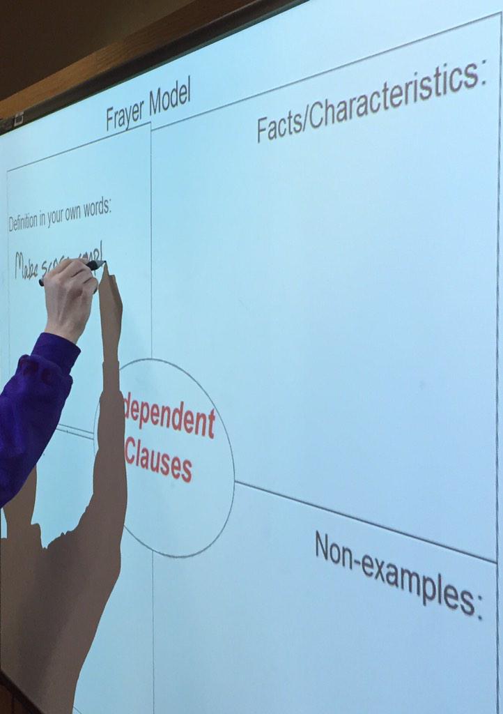 markrmcculloch's tweet photo. Reviewing clauses with Frayer Model. #CISDTopChef http://t.co/Xrob5fZEKC
