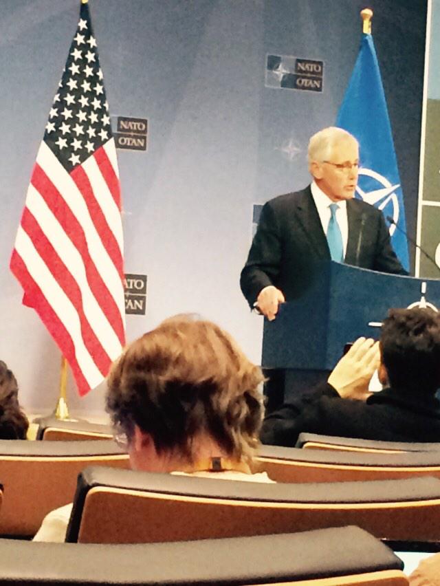 #USSecDef @Chuckhagell discusses the importance of maintaining strategic partnerships and bi-lateral relationships.