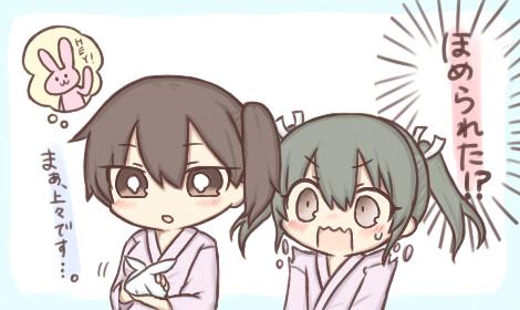 じゃこ 単行本1巻発売中 加賀さんにタオルうさぎの作り方を教えてもらった 艦これ版深夜の真剣お絵描き60分一本勝負 Http T Co Cf3hl7nw5l Twitter