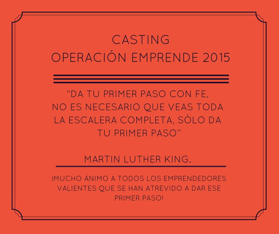 Ánimo emprendedores, ¡mañana es sólo el comienzo! lo vais a bordar en el casting de #OperacionEmprende #Valencia