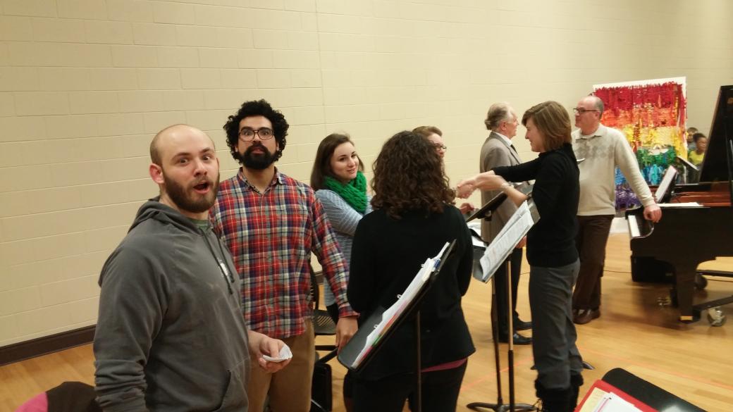 JonLovegrove's tweet photo. My family for the next week and a half #operagr #noyesfludde http://t.co/jlWCvlI1na