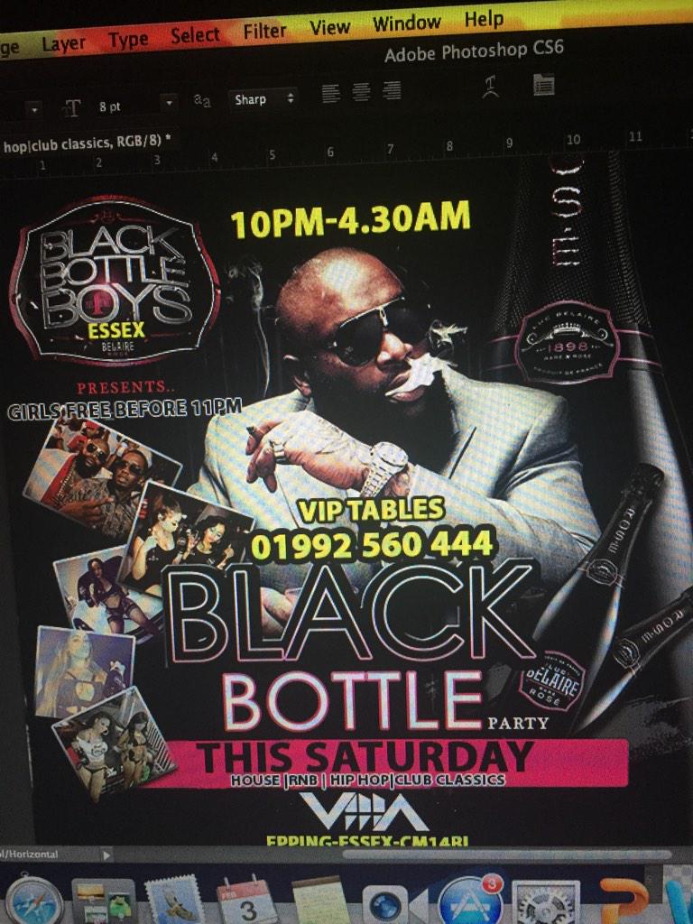 FUNKABOUTEVENTS's tweet photo. TONIGHT @VillaEpping LAUNCH OF RICK ROSS BELAIRE ROSE #BlackBottleBoysUK #blackbottleboys #blackbottlegirls http://t.co/VwbHeoMZ1F