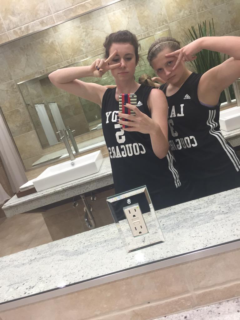 ncsgurlssbball's tweet photo. two of our silly players at bball practice yesterday!!! @saritabonita133 @bethvdennison http://t.co/9AC59nYCI7