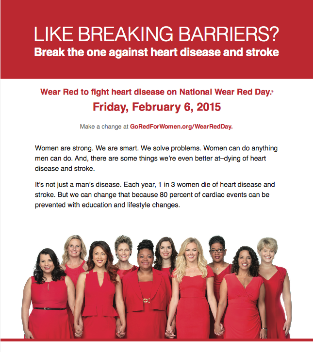 PureBarreMason's tweet photo. GO RED! Promote women's heart health-wear your PB Red gear Fri 2/6. prizes in each class! #NationalWearRedDay http://t.co/oZtxxNRxq5