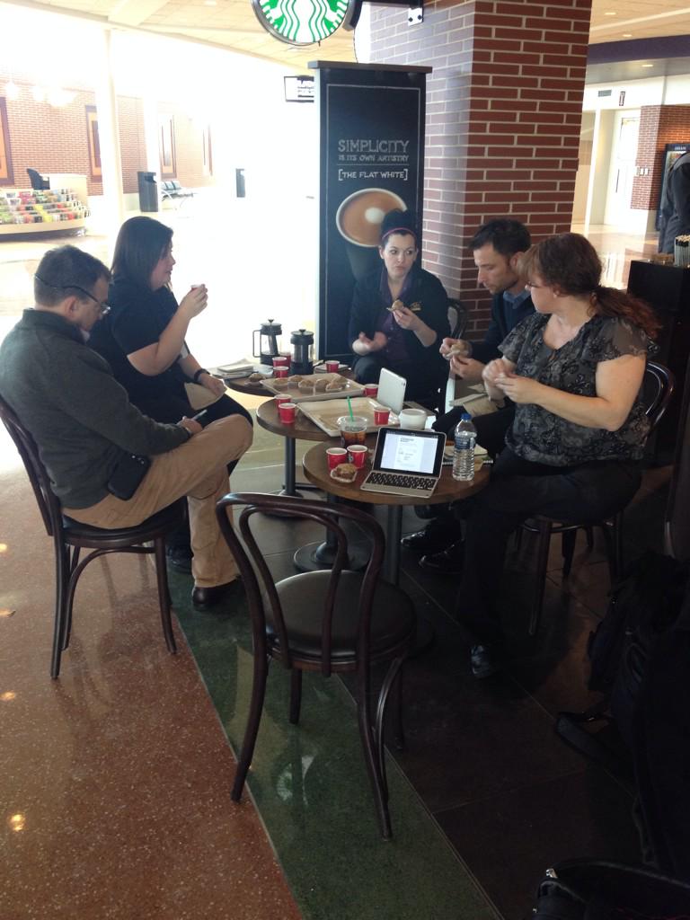 Merideth &amp; Deserea partnering with Host Leaders and Brian Burkhard to complete Coffee Masters certification.