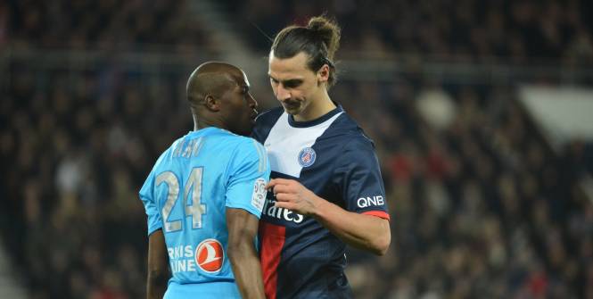 Zlatan Ibrahimovic et Joey Barton OM PSG
