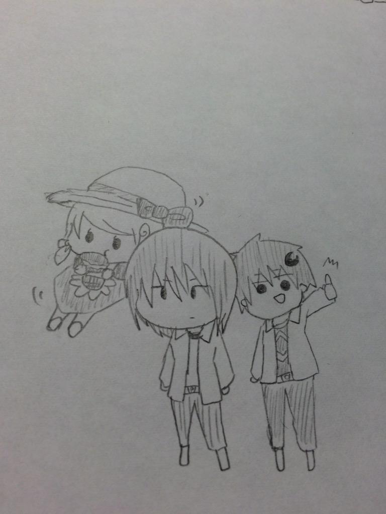上手く描けない妖怪のーせいなのっね!
そうなのね(^-^)/ 