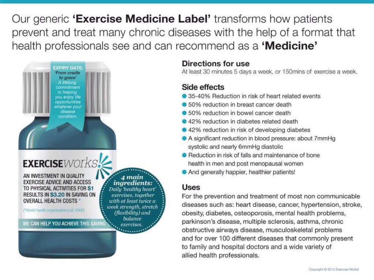 paintoolkit2's tweet photo. Wouldn’t it be great if exercise came out of the bottle….
via @exerciseworks http://t.co/E003dOzwUw