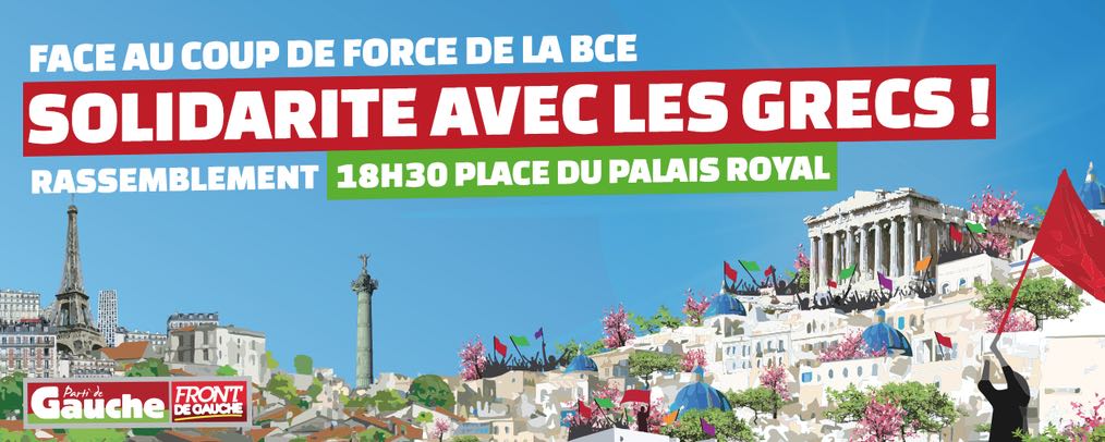 partidegauche44's tweet photo. [PG] Solidarité avec le peuple grec http://t.co/nOkRlTAgIb #pg44 #PG http://t.co/iMgS9kVhhR
