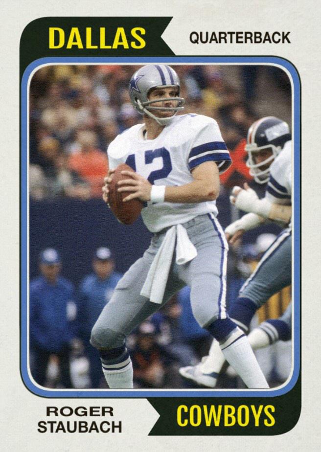 Happy 73rd (!!) birthday to Roger Staubach. Hated the Cowboys, but respected the heck out of Roger. 