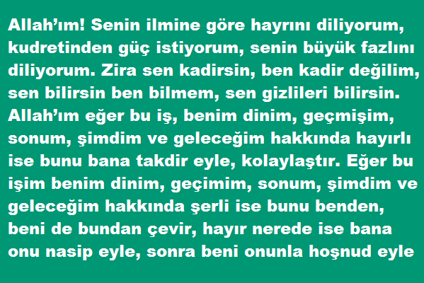 Cihanpur's tweet photo. İstihara duası http://t.co/Eds7xTLPMO