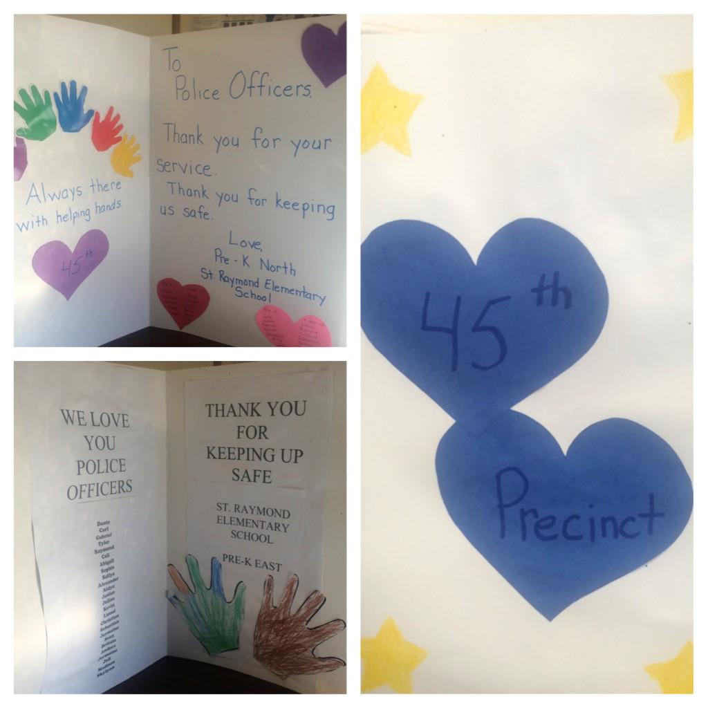 NYPD45Pct's tweet image. Thank you #StRaymonds for the kind cards and mass of appreciation today! #NYPD #diamondjim