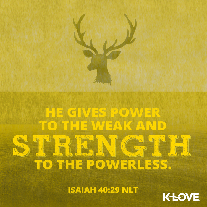 KLOVERadio's tweet photo. #VOTD #scripture #strength http://t.co/5jbla3GMWV