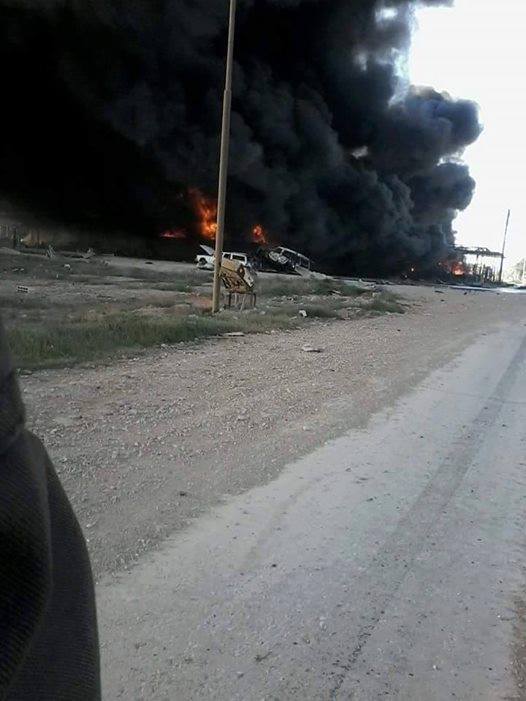  سلاح الجو الملكي الاردني يقصف مواقع تنظيم الدولة الإسلامية B9GGsV6CYAA6arL