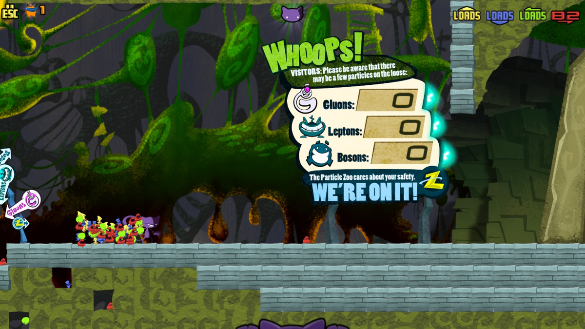 LostQuark's tweet photo. Visitors should rest assured that the missing particles are COMPLETELY HARMLESS. #ZooPR http://t.co/NCnmnPS2Jk