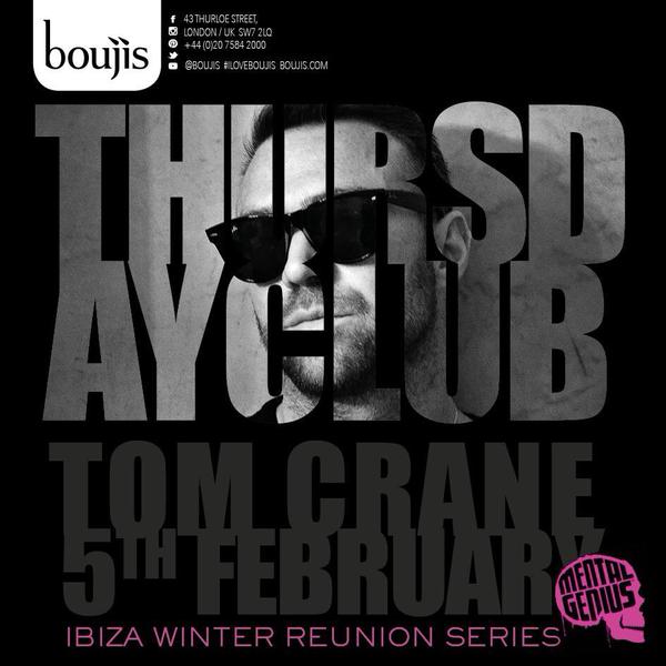ClubHostApp's tweet photo. #London - Tonight at @boujis is @djtomcrane! http://t.co/jC7sJO5zS4