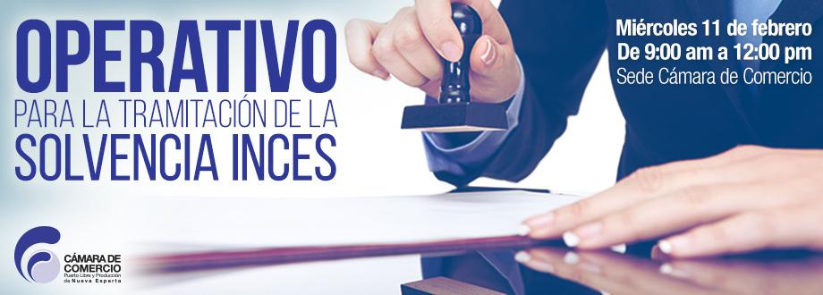 etiquetacaribe's tweet photo. #MARGARITA Operativo para la tramitación de la solvencia Inces #11F Lugar: Sede Cámara de Comercio. Hora. 9 a 12M http://t.co/Ai14Y54tIQ