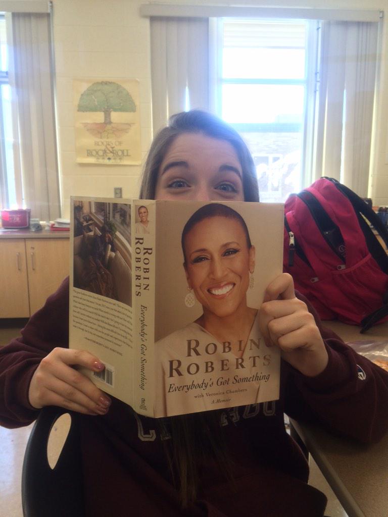 RobinRoberts's tweet photo. How thoughtful of you, hope you enjoy it, thank you! "@julianne165_: @robinroberts - your #1 fan!! @CComptonn http://t.co/n1uJM9NOPl”