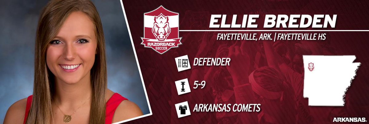 RazorbackSoccer's tweet photo. Home-grown talent...We'd like to officially welcome @Breden08 to the #RazorbackSoccer family  #WPS #NeverYield http://t.co/8XDfgdkIzj