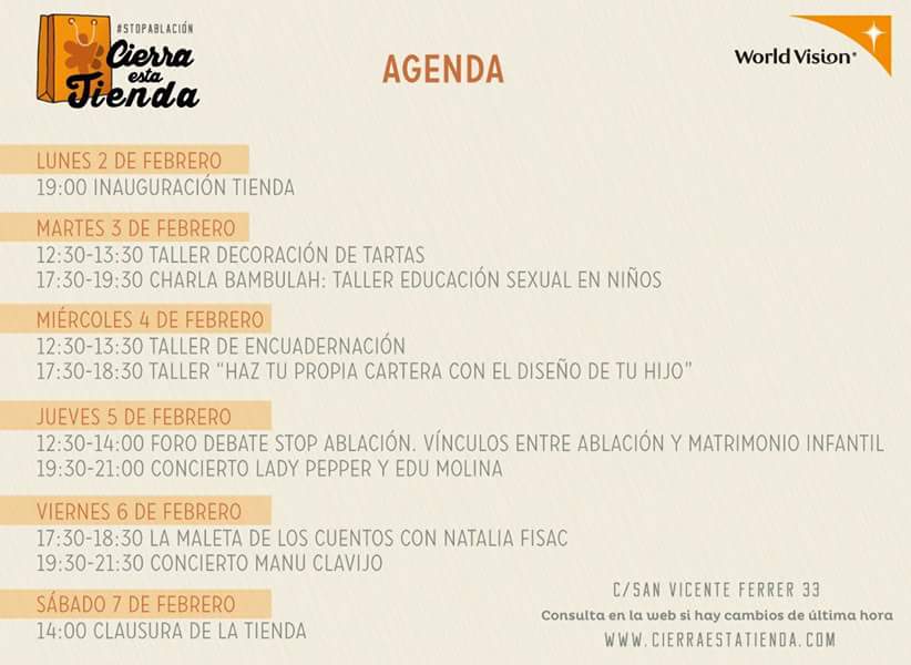 WorldVisionONG's tweet image. Estás x #tribunal - #malasaña? Te invitamos en San Vicente Ferrer 33 a un concierto d @Stringalings #stopablacion