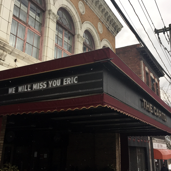 capitoltheatre's tweet photo. RIP! We're saddened by the loss of Eric Vandercar, friend+family to so many in the music community. Fare you well. http://t.co/rT7tRJA1xK