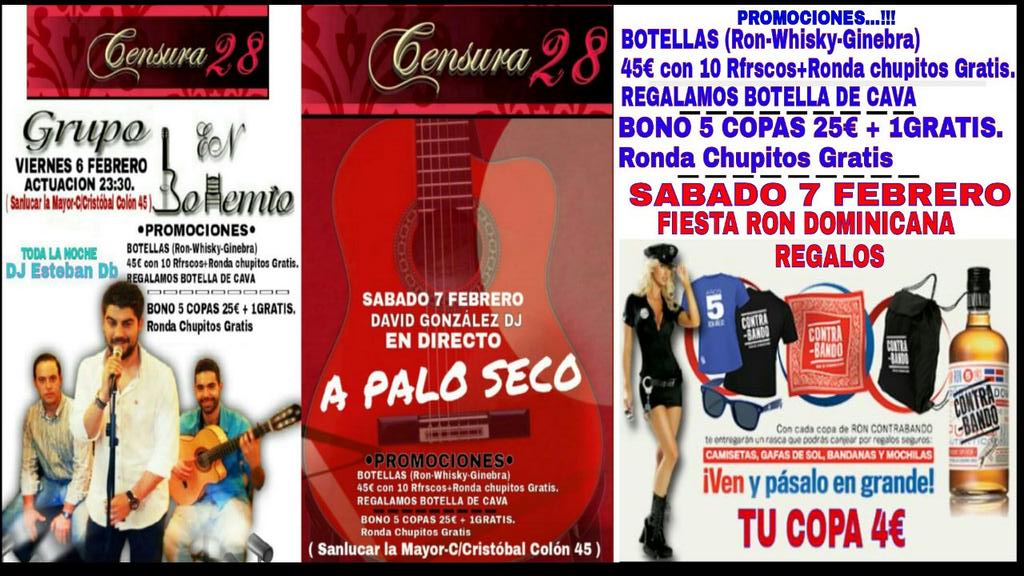 censura28's tweet photo. Se acerca el finde y que mejor sitio que Censura 28. 
Marcamos la Diferencia del Resto. http://t.co/r2aT1JHmDf