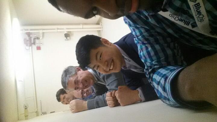 ajheem12's tweet image. Team plank #Table14 #BlueChipKickOff