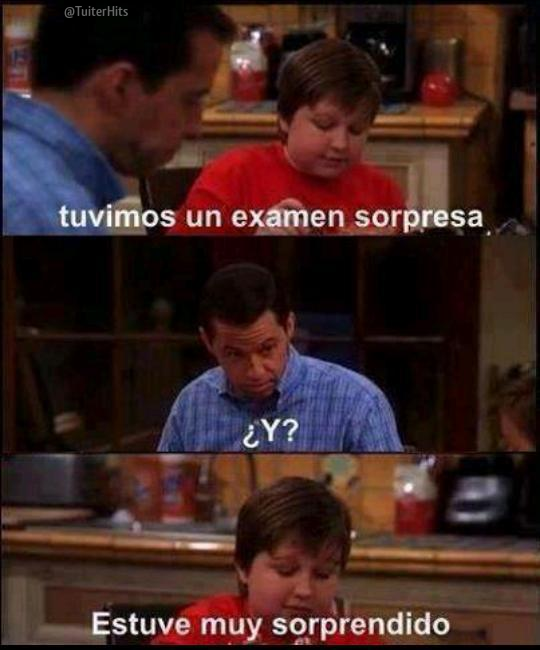 TuiterHits's tweet photo. Tuvimos un examen sorpresa JAJAJAJA http://t.co/L9y18S0Kod