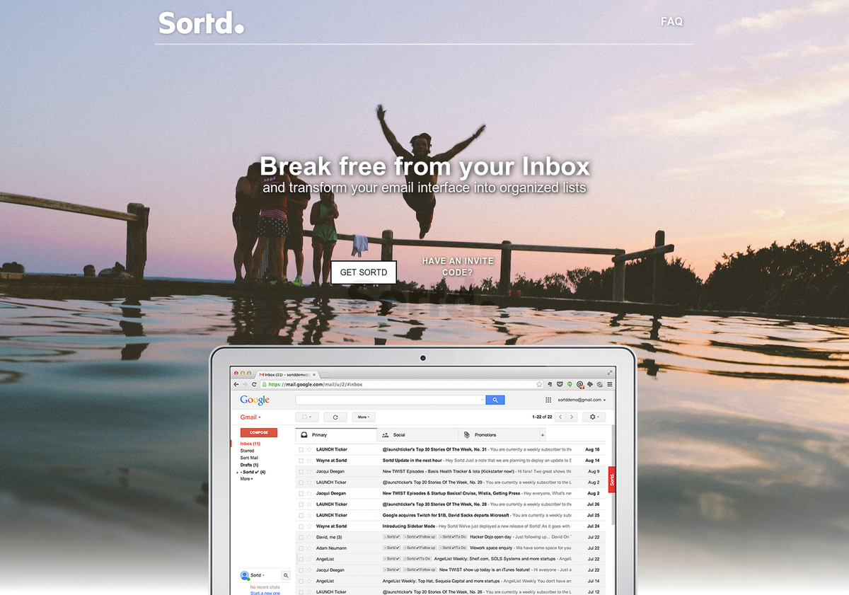 ProductHunt's tweet photo. Sortd for Gmail: Transform your email into organized lists http://t.co/D1vUsraGda via @waynesilby on @producthunt http://t.co/deXv7Mjmwh