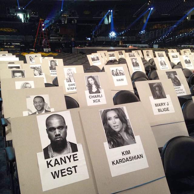 Grammy Seating Chart 2016