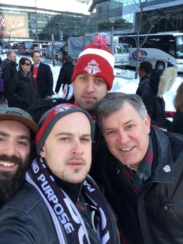 djcuse's tweet photo. We on our way to Pearson with the boss! #WelcomeSeba #tfc http://t.co/Y2YfEe3aWC