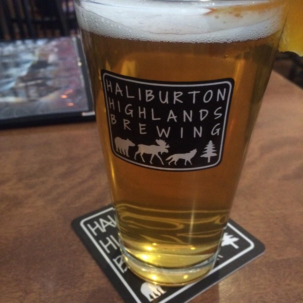 Love these guys!! <a href="/HHBrewing/">Haliburton Brewing</a> #haliburton #locallove #bluelineblonde