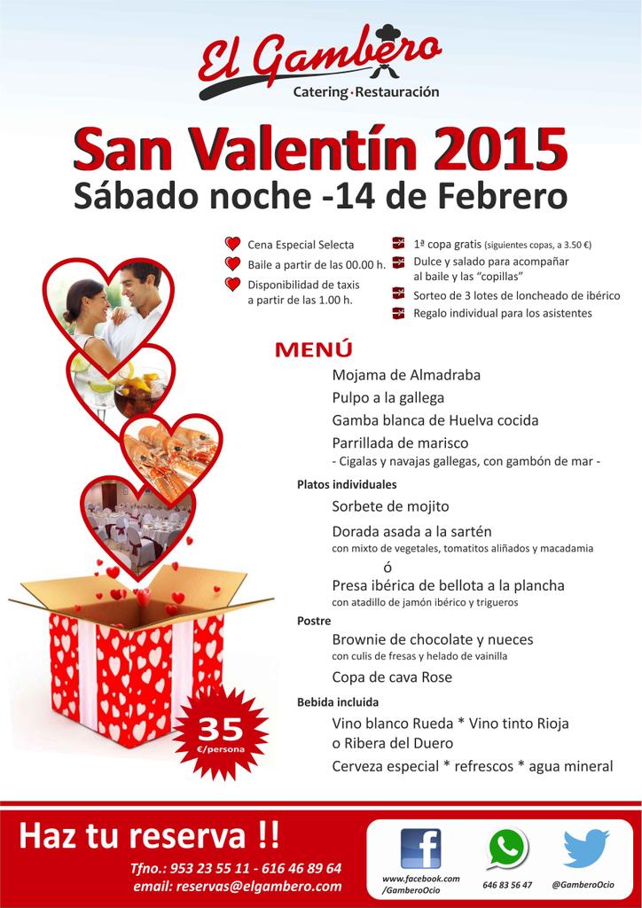 San Valentin 2015, disfruta de una cena selecta, baile y música dentro de Jaén  <a href="/encuentrajaen/">Encuentra en Jaén</a>  <a href="/JaenSquare/">JaénSquare ©</a> SÍGUENOS