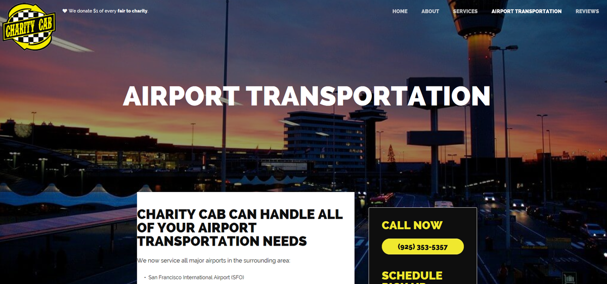 CharityCab's tweet photo. That's right! Check out the Airport Transportation section on our new website! http://t.co/Zizh0gERHq ✈💼 http://t.co/4YPEDLrPZW