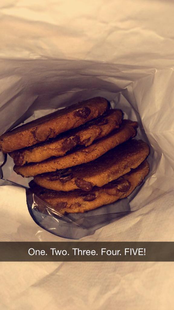 Sam_Chili's tweet photo. Best day of 2015 without a doubt 🍪🍪 http://t.co/zLmCmYTeAz