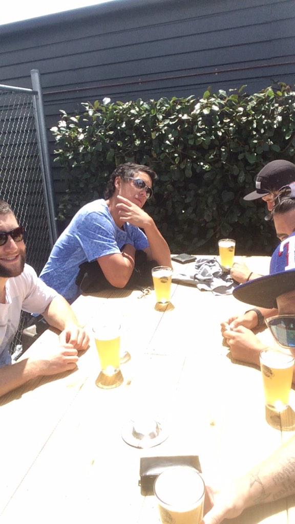 Bit of Waitangi Day tradition with the LG family <a href="/GoodGeorgeBeer/">Good George Brewing</a> #WaitangiDay